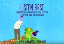 Nauja socialinės informacinės kampanijos „Pirmiausia – išklausyk“ medžiaga