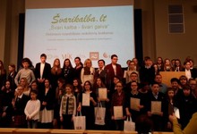 Apdovanoti konkurso „Švari kalba – švari galva“ nugalėtojai